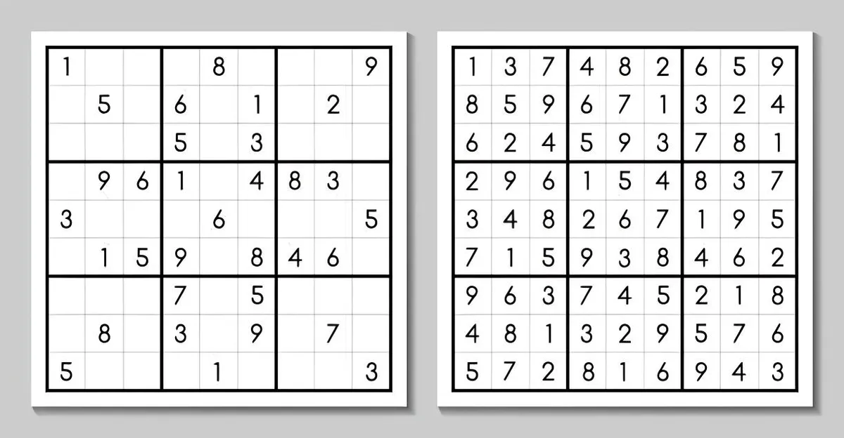 Sudoku gameplay screenshot